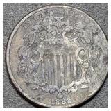 1882 Shield Nickel