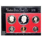 1978 US Mint Proof Set w/ Ike Dollar
