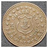 1863 Charnley Store Card Civil War Token