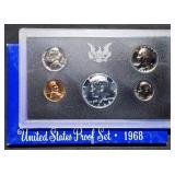 1968 US Mint Proof Set w/ Silver Kennedy