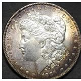 1889 Morgan Silver Dollar BU Toned