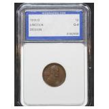 1916-D Lincoln Wheat Cent G4 Slab