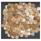 400 Nice Wheat Pennies from Estate Hoard
