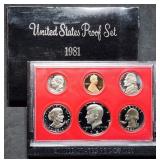 1981 US Mint Proof Set w/ SBA Dollar