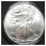 2009 1oz Silver Eagle BU in Capsule