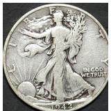 1942 Walking Liberty Silver Half Dollar