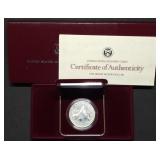 1988 S US Olympics Proof Silver Dollar MIB