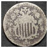 1868 Shield Nickel