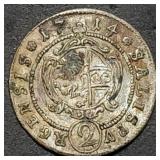 1714 Austrian States 2 Kreuzers Silver Coin