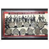 World War II Silver Nickel Set in Holder