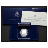 1987 US Constitution Proof Silver Dollar MIB