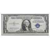 1935 E $1 Silver Certificate High Grade Note
