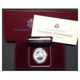 1988 S US Olympic Proof Silver Dollar MIB
