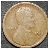 1913-S Lincoln Wheat Cent, Better Date