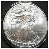 2009 1oz Silver Eagle BU in Capsule