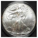 2009 1oz Silver Eagle BU in Capsule