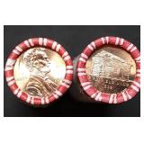 2009 Lincoln Bicentennial Penny 2 Gem BU Rolls