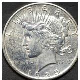 1925 Peace Silver Dollar