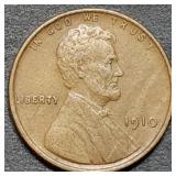 1910 Lincoln Wheat Cent High Grade