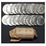 Mixed Date Kennedy Clad Half Dollar 20-Coin Roll
