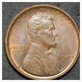 1909 VDB Lincoln Wheat Cent High Grade