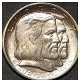 1936 Long Island Silver Half Dollar Gem BU Toned