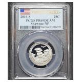 2016 S Shawnee Illinois NP 25C PCGS PR69DCAM