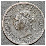 1899 Canada Queen Victoria Large Cent