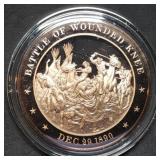 Franklin Mint 45mm Bronze US History Medal 1890