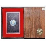 1972 S Proof Silver Brown Box Ike Dollar MIB