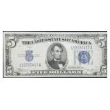 1934 B $5 Silver Certificate High Grade Note