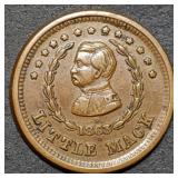 1863 Little Mack Patriotic Civil War Token