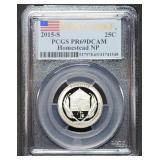 2015 S Homestead NP 25C PCGS PR69DCAM
