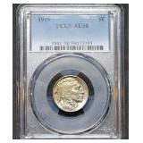 1919 Buffalo Nickel PCGS AU58 Better Date