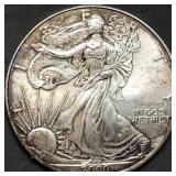 200 1oz Silver Eagle BU Toned