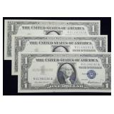 Set of Crisp Unc Sequential 1957 Silver