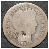 1898 Barber Silver Dime
