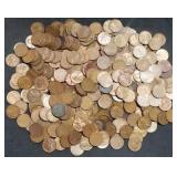 400 Nice Wheat Pennies from Estate Hoard