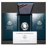 1990 Eisenhower Centennial Proof Silver Dollar