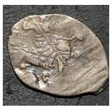 Silver Wire Kopeck of Ivan the Terrible 1500s