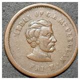 1863 Patriotic Civil War Token