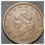 1863 Army & Navy Patriotic Civil War Token