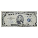 1953 A $5 STAR Note Silver Certificate