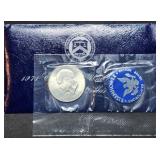 1971 Uncirculated Silver Ike Dollar Blue Envelope