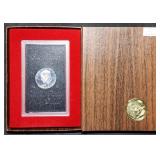 1971 S Proof Silver Brown Box Ike Dollar MIB