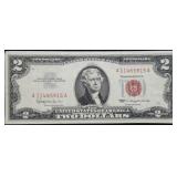 1963 $2 Red Seal Legal Tender Banknote