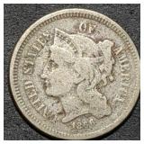 1866 Three Cent Nickel
