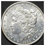 1890 Morgan Silver Dollar Nice