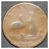 Australia Emu & Kangaroo Large Copper Token