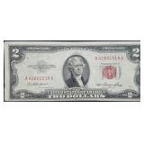 1953 $2 Red Seal Legal Tender High Grade Note